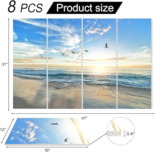 Miniatura 6 de Acoustic Panels Soundproof Wall Panels Sound Absorbing Wall Art Sound Proofing Padding for Recording Studio Acoustical Treatments 8 Pack 12x16"