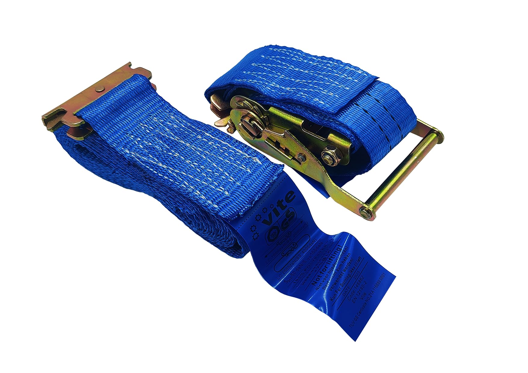 Cinghie Di Fissaggio Per Bagagli 4 Pezzi - Per Moto, Auto E Rimorchi