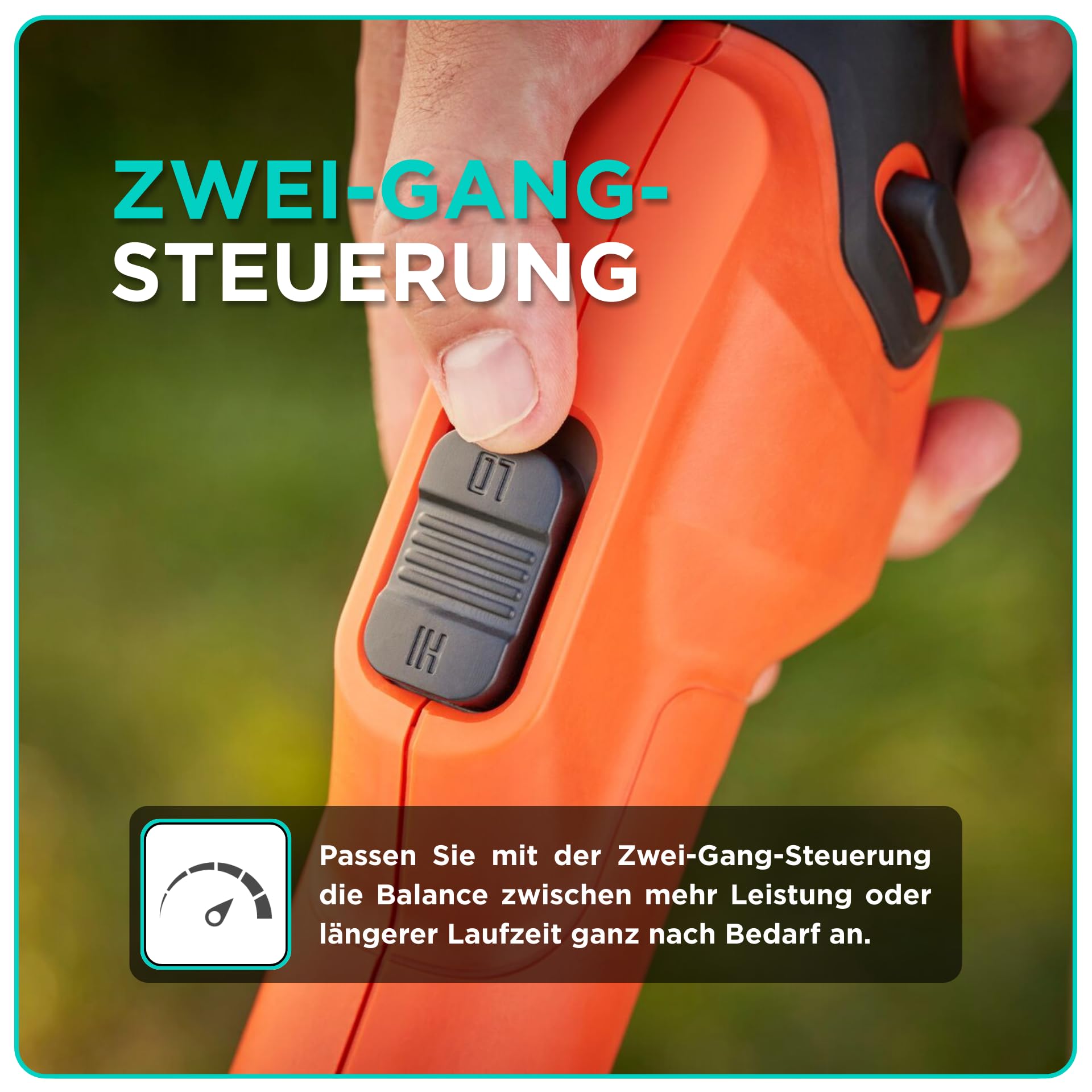BLACK+DECKER 36V Akku-Rasentrimmer mit Akku & Schnellladegerät, 33cm Schnittbreite, bürstenloser Motor, automatische Fadenführung, Variable Geschwindigkeit, BCSTA536L1-QW