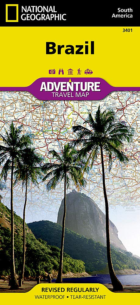 Brazil (National Geographic Adventure Map, 3401) 
