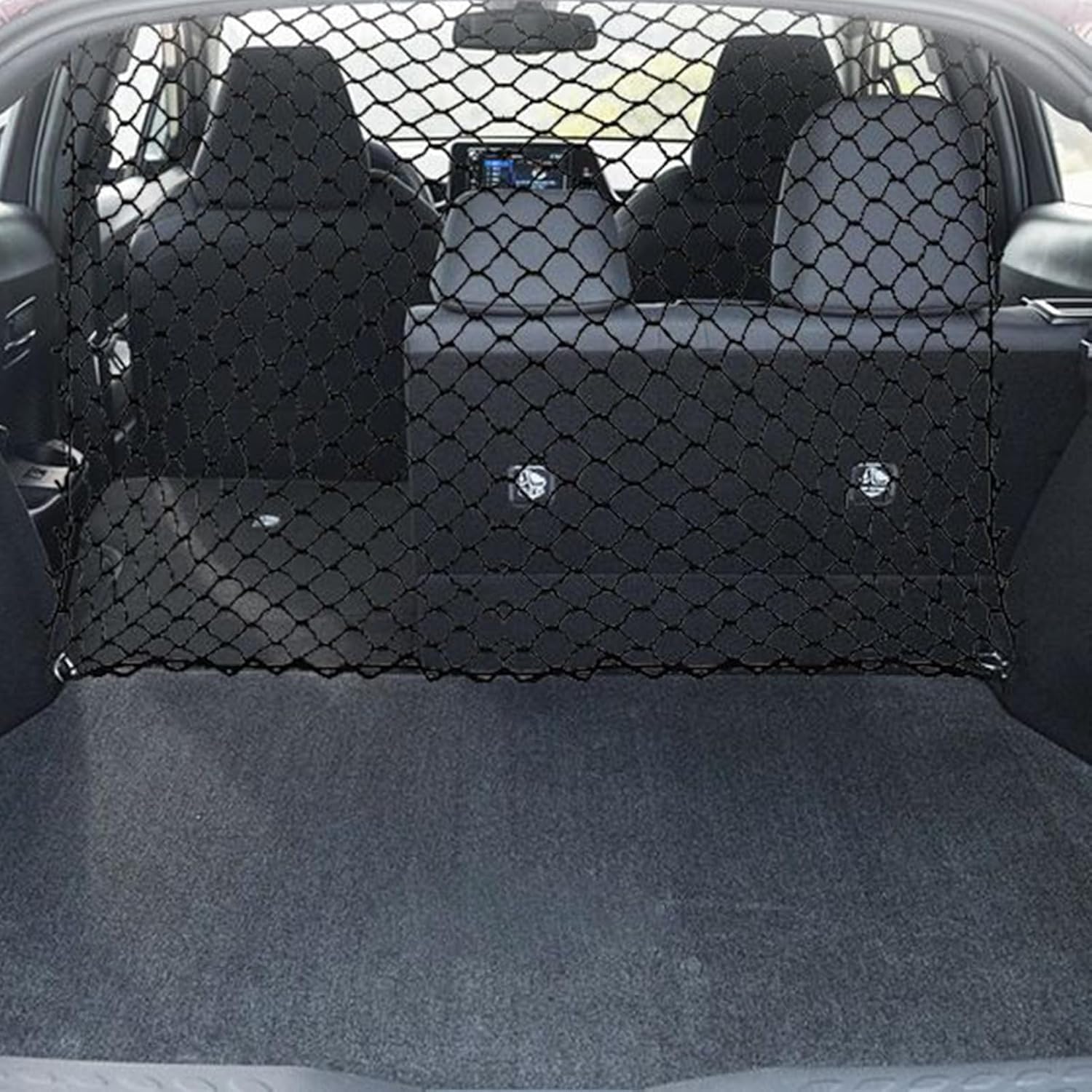 Dog Barrier for SUV – Safety Net for Rear Seat Vehicle Accessory | Barrier Net Transport Car – for SUV Truck Van Trunk Seat Back Travel Road 4