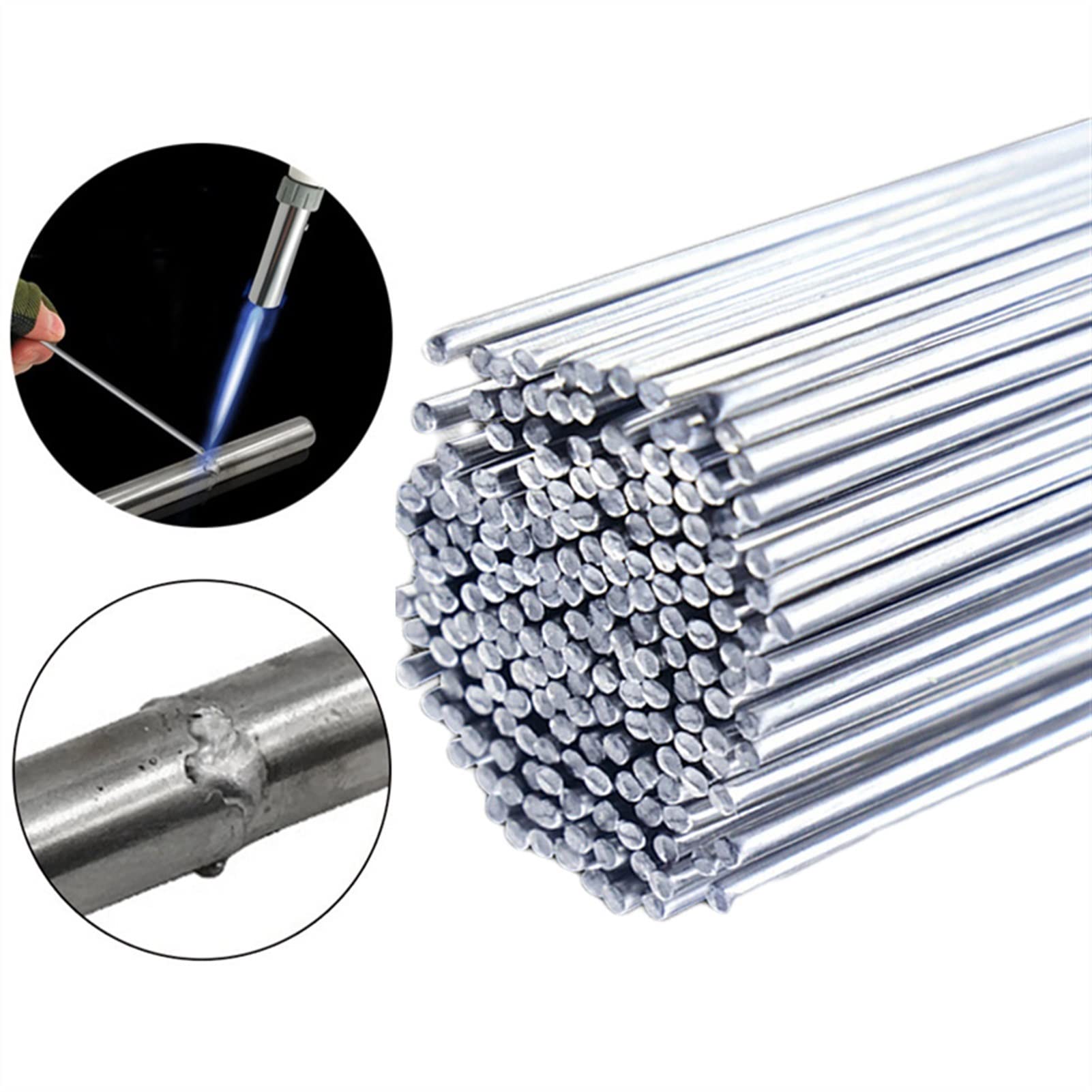 Electrodos de Soldadura en envases industriales de E6013, Varillas de Alambre for Soldadura, Baja Temperatura, Núcleo fundente Aluminio fácil fusión | 2mm