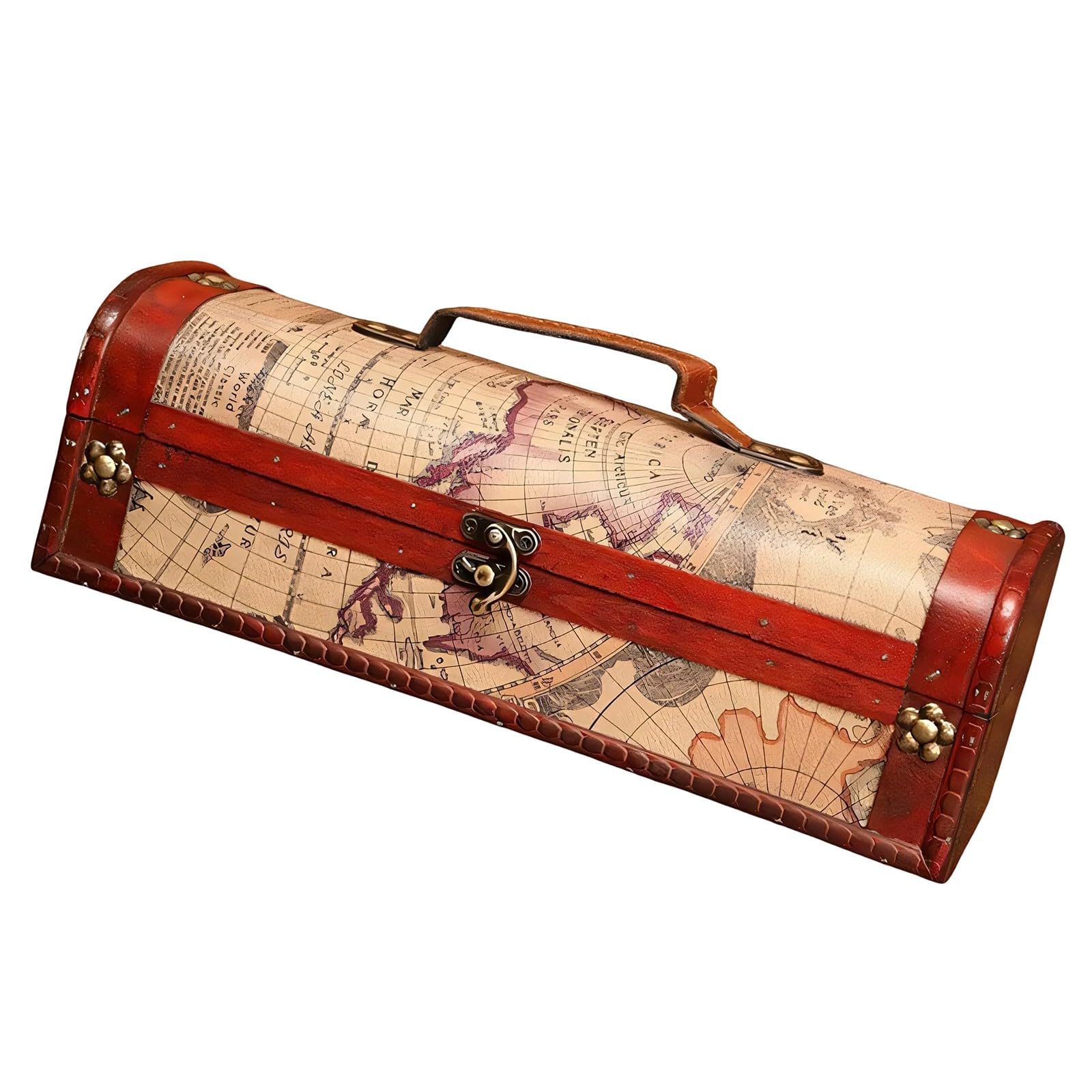 Shntig European Styles Wine Box with Sturdy Construction for Secure Transport and Sophisticated Showcases Handcrafted Wine Storage Box