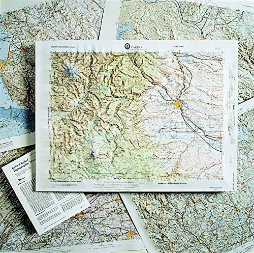 Hubbard Scientific 410 Landform Relief Maps Set of 7