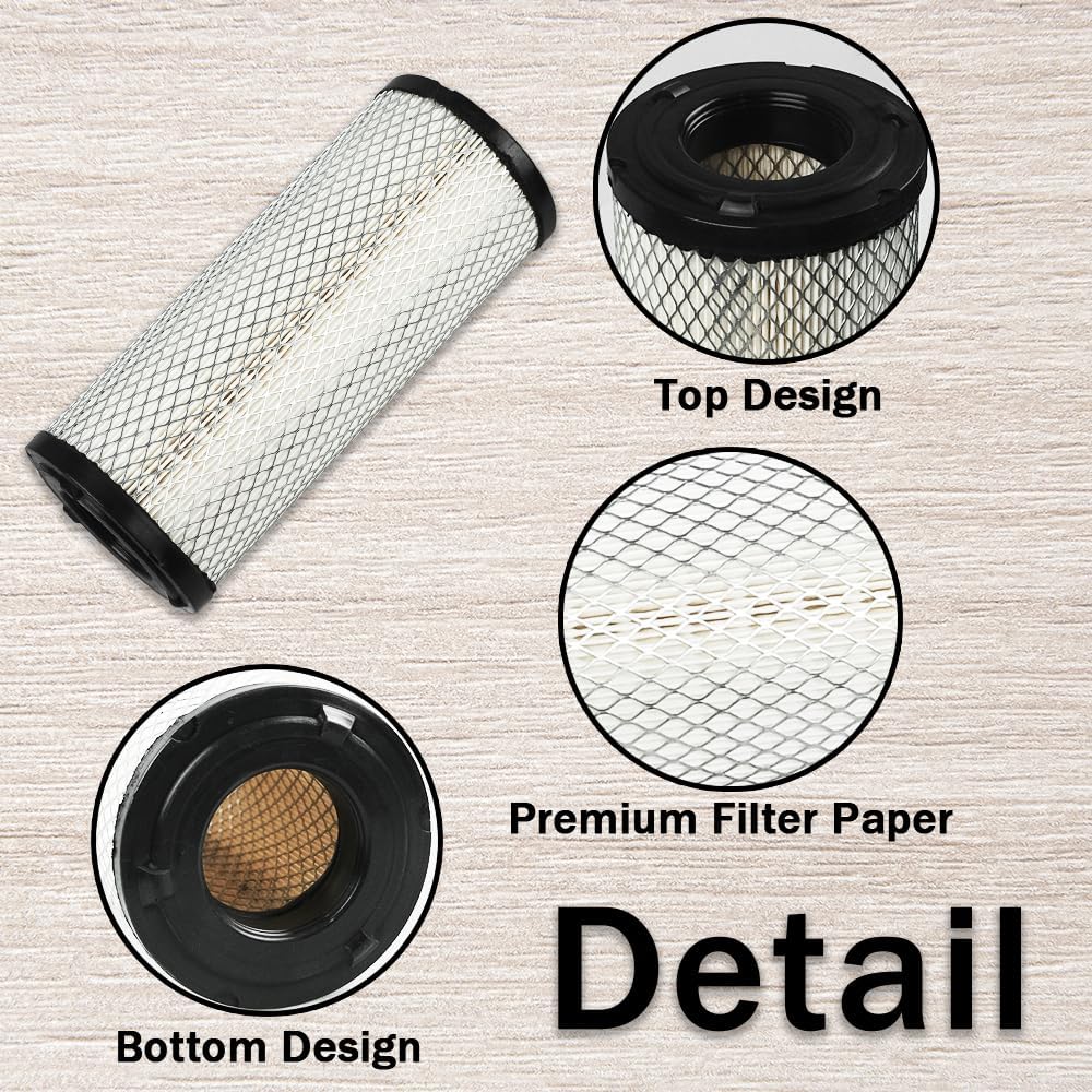 3607884M92 Air Filter Element Compatible with Massey Ferguson 1233 1526 1528 1529 1531 1532 1533 1540 FC23 ZT29 ZT33；Challenger MT255 MT255B MT260 MT265B MT275B AGCO ST28A ST33A ST34A ST41A