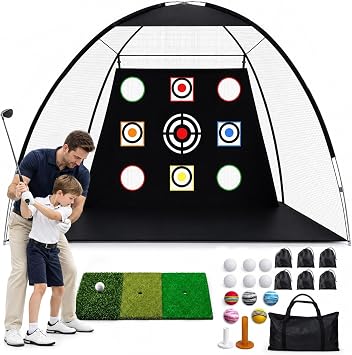 Golf Practice Net for garden, Driving Hitting net for backyard driving