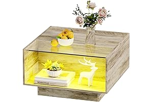 Glowing Jade Coffee Table: Enhance Your Living Room with Grace and Radiance