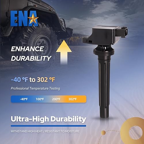 Miniatura 3 de ENA Juego de 6 bobinas de encendido compatibles con Suzuki 2006 2007 2008 Grand Vitara 06 07 08 V6 2.7L repuesto para 3340065J00 UF562 602592764140