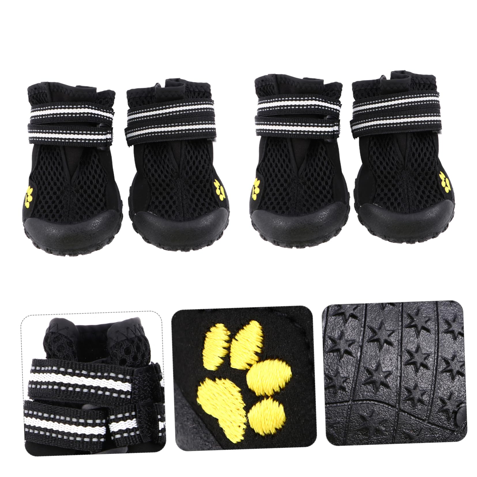 minkissy 1 Set scarpe per cani da trekking per animali domestici antiscivolo per cani scarpe da alpinismo per animali domestici stivaletti per cani protezione zampa gatto regali all'aperto cane scarpe