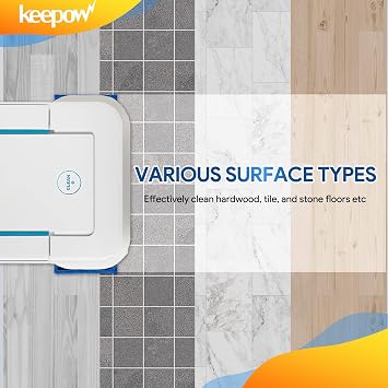 KEEPOW 5Pk Mop Pads Compatible with iRobot Braava Jet 240, Wet/Damp/Floors
