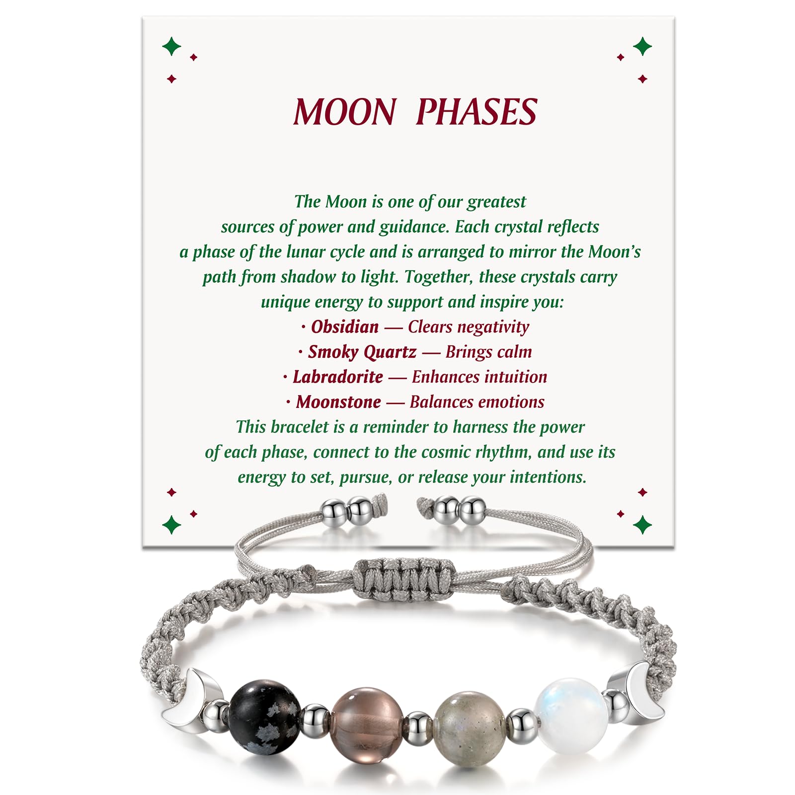 LAVEIR Moon Phase Bracelet