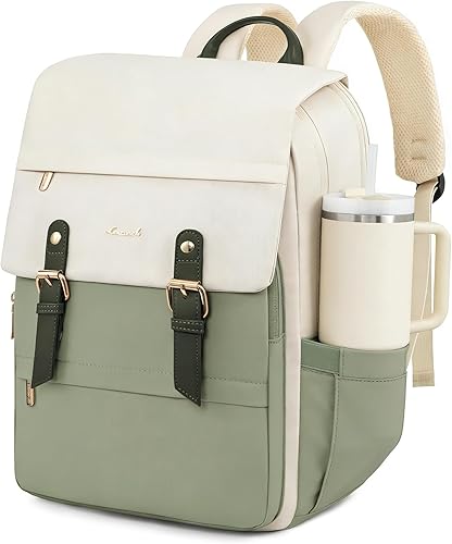 Miniatura 7 de LOVEVOOK Mochila para computadora portátil para mujer, mochila de viaje para computadora de 17 pulgadas, mochila de mano para profesores, para Negro