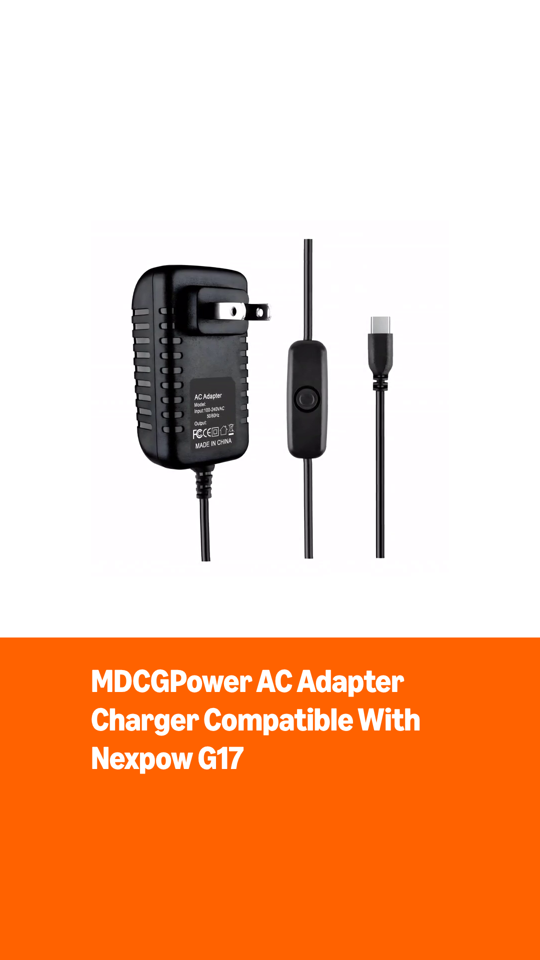 Amazon.com: MDCGPower AC Adapter Charger Compatible with Nexpow