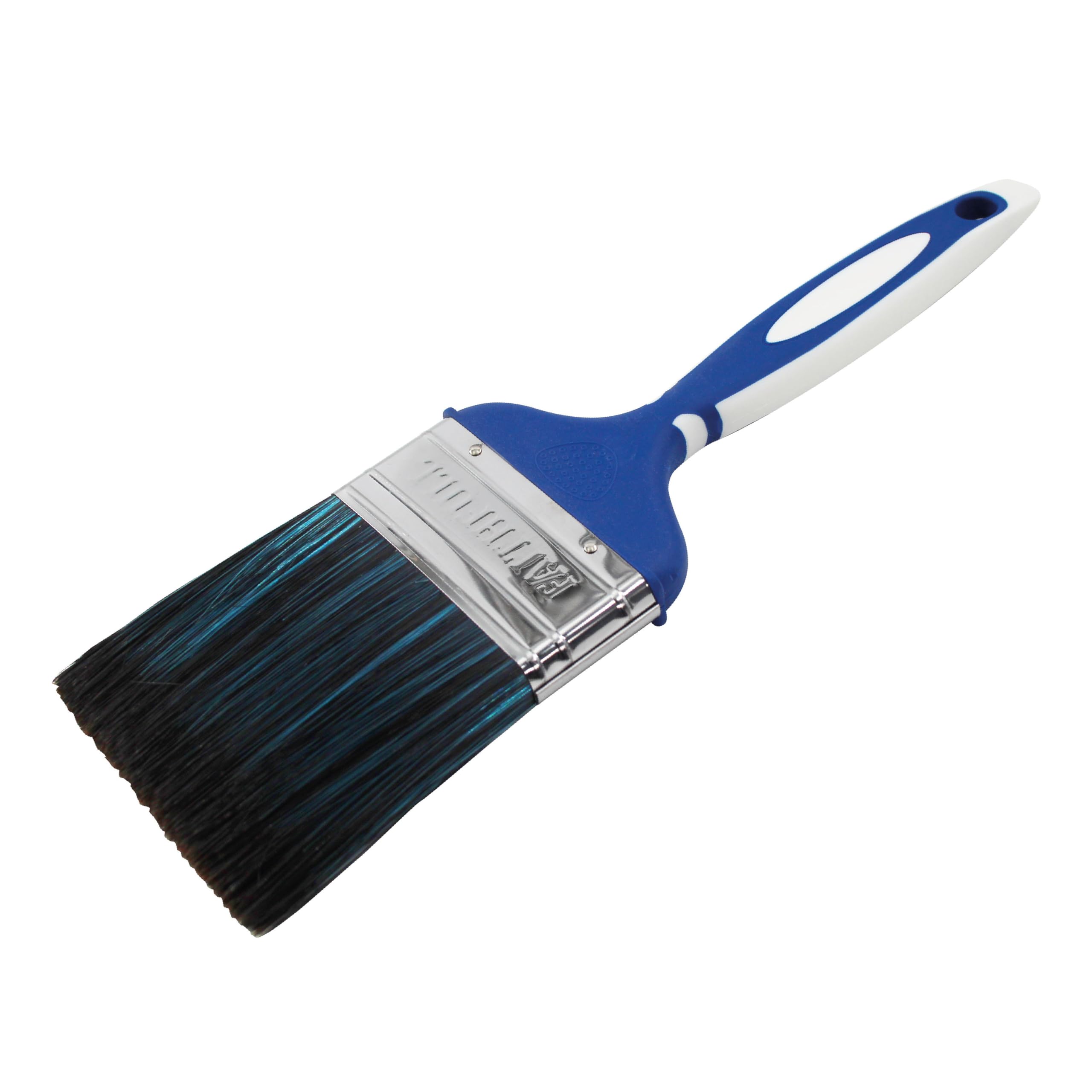 Faithfull Decorating Paint Brush, White, Blue, 3in (75mm)
