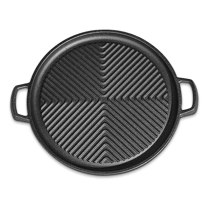 Buy Cast Iron Grill Pan With Handles Korean Barbecue Plate NonStick