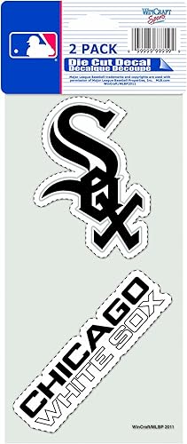 Wincraft MLB Chicago White Sox Autocollant 4 x 8