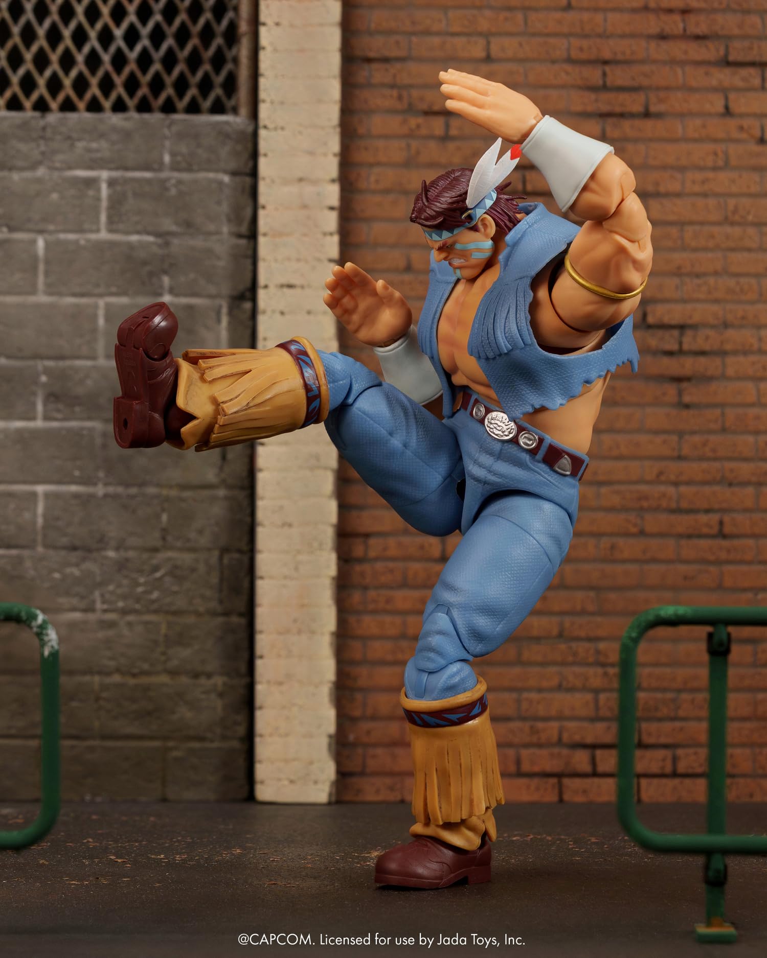 Jada Street Fighter II Figura T. Hawk 17 cm Articulada con Accesorios Intercambiables, Figura Acción Coleccionable Capcom +13 Años (9335739314R00)