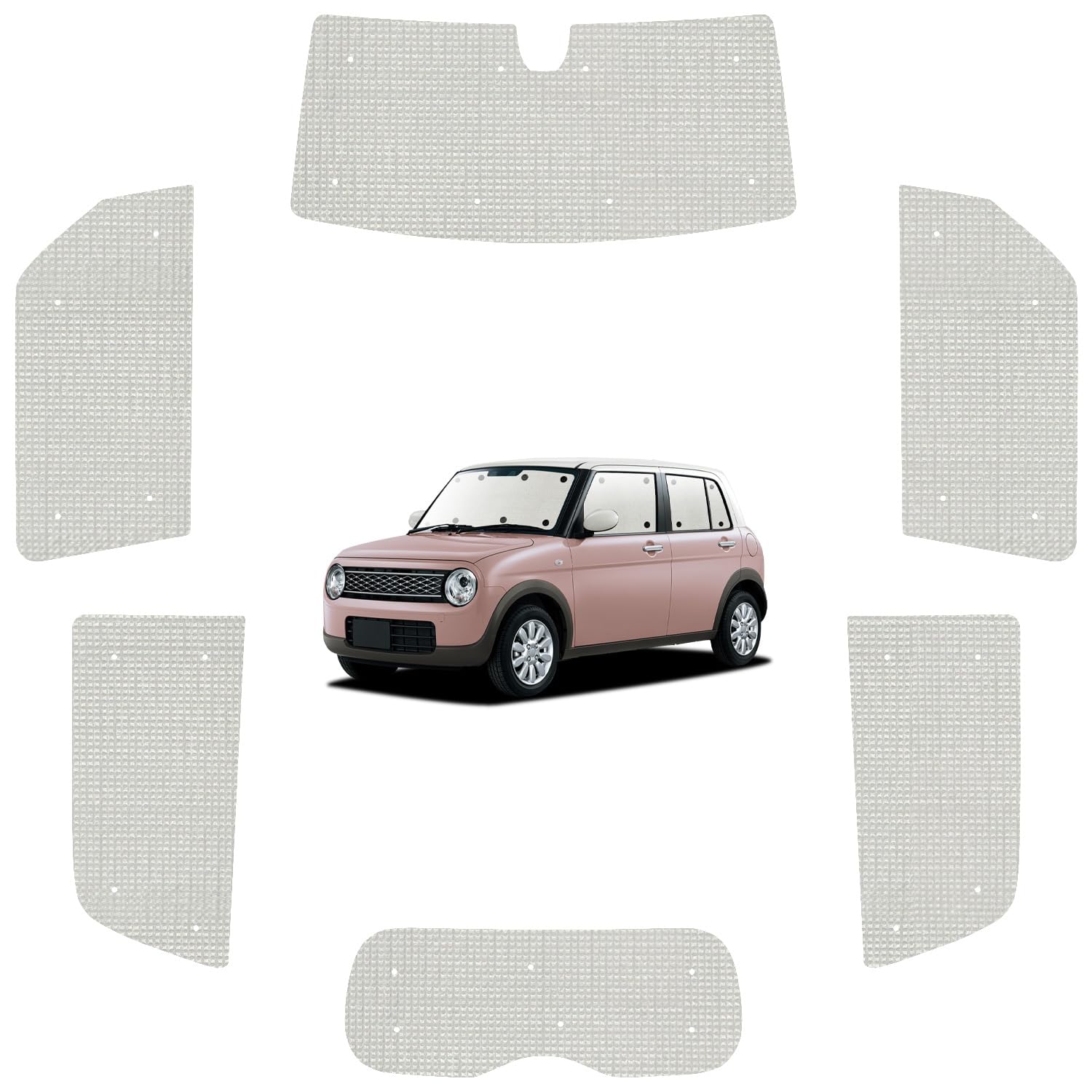 Amazon | 趣味職人 サンシェード クラフト シェード 車 アルトラパン