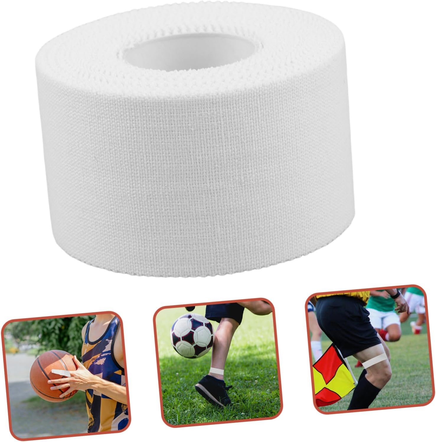 NOLITOY 6rolls Elastic Bandage for Wrist Ankle and Knees Sports Protective Tape Breathable Portable Athletes