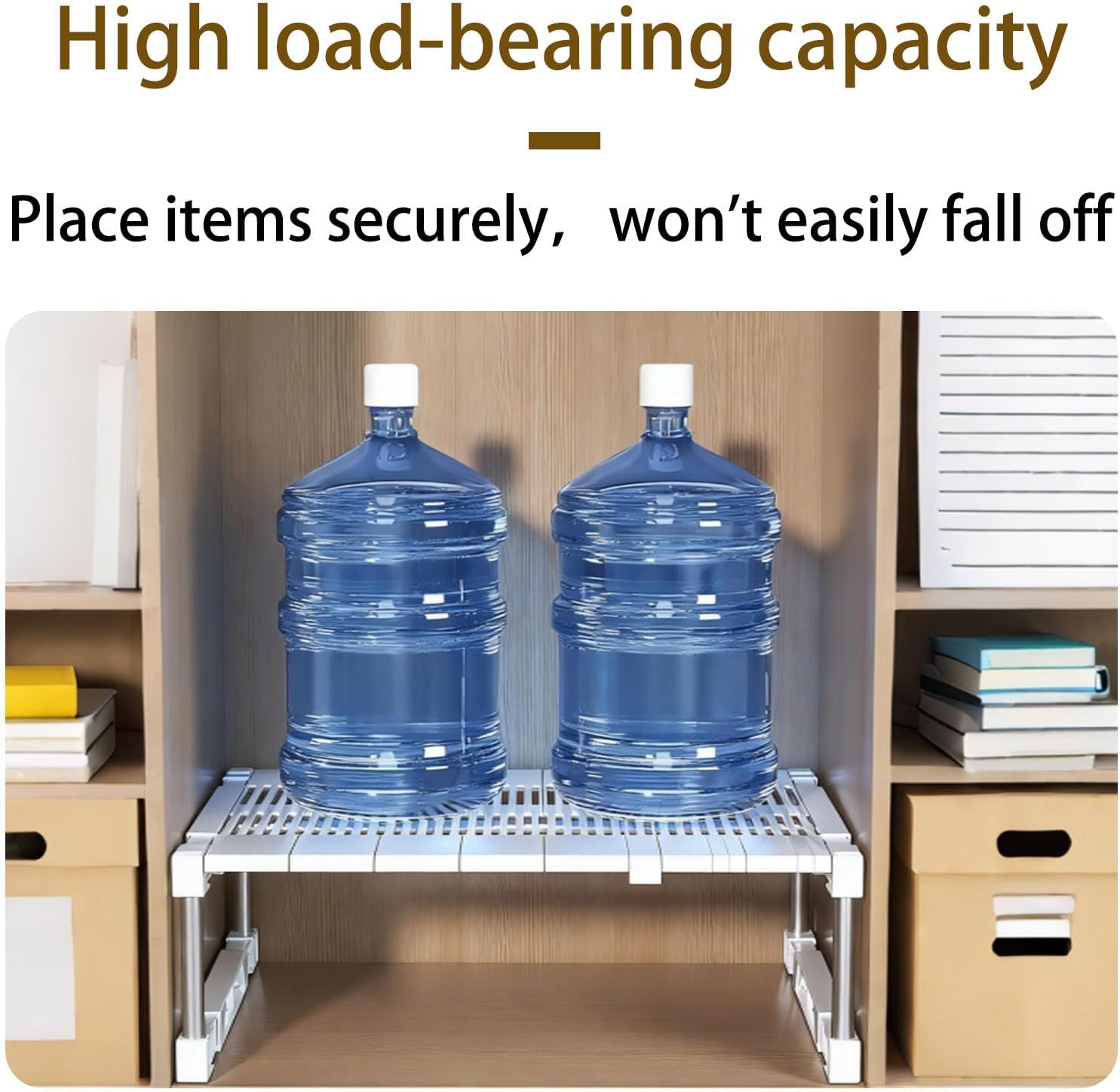 クローゼットや押入れのデッドスペースを有効活用できる収納棚 伸びるん棚 幅・高さの調整が可能 通気性も考慮した形状で湿気対策 整理棚