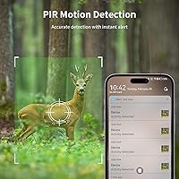 Vista 4 de SEHMUA Cámara de rastreo celular 4G LTE con plan de datos ilimitado, transmisión en vivo, visualización giratoria de 360°, tarjeta SIM preinstalada