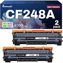 48A CF248A Toner Cartridge 2 Pack Replacement for HP 48A CF248A