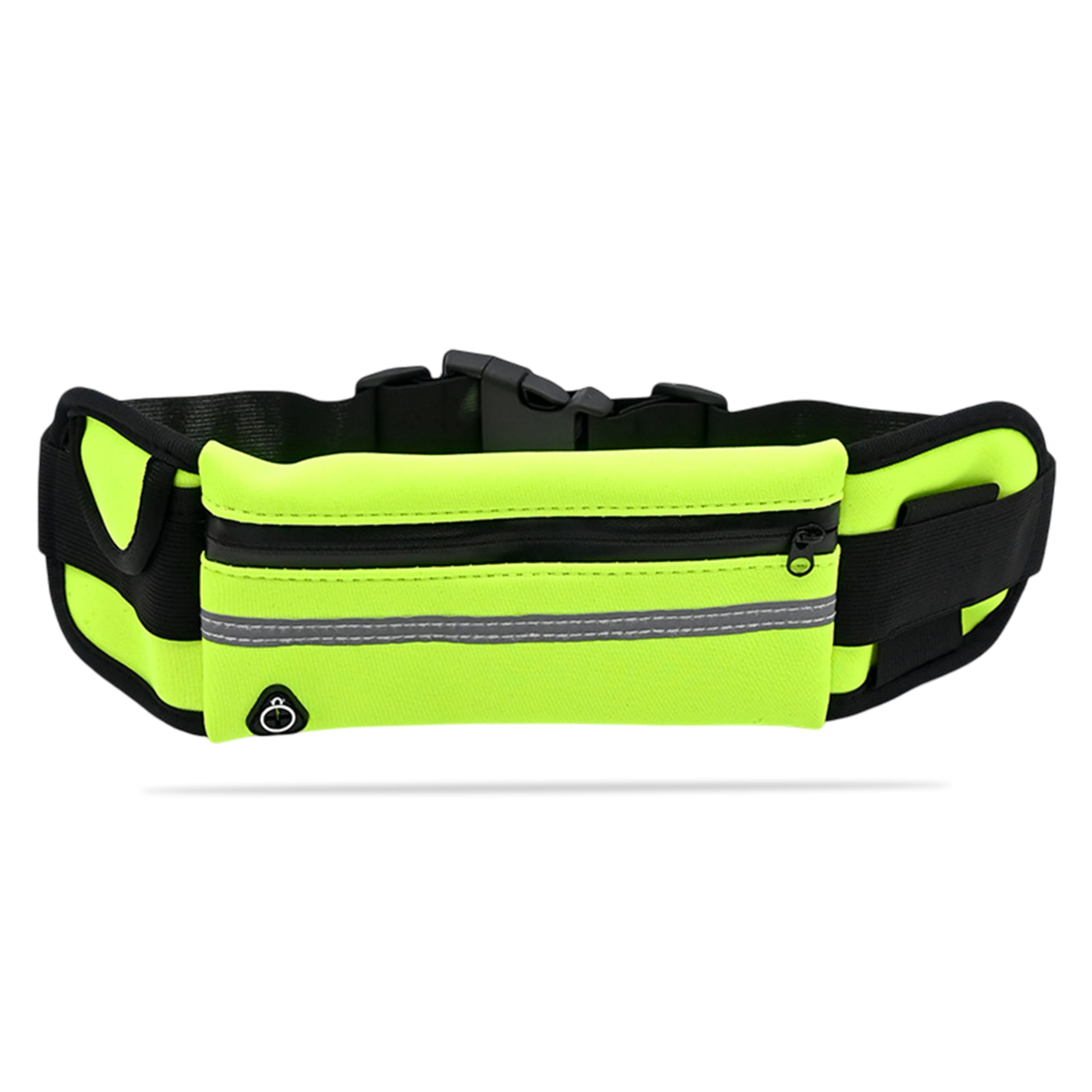 Kraptick Running Waist Belt | Adjustable, Waterproof & Sweatproof Jogging Belt | Sports Waist Pouch for Phone, Keys & Money | Lightweight Fitness Belt for Running, Gym, Cycling & Walking (Green)-image-35