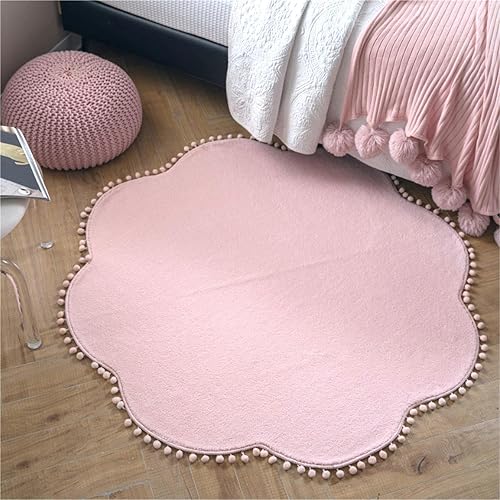 Miniatura 2 de Alfombra blanca para sala de estar, alfombra suave y lavable de 6 x 9 pies para dormitorio, alfombra mullida para niños y niñas, alfombra peluda