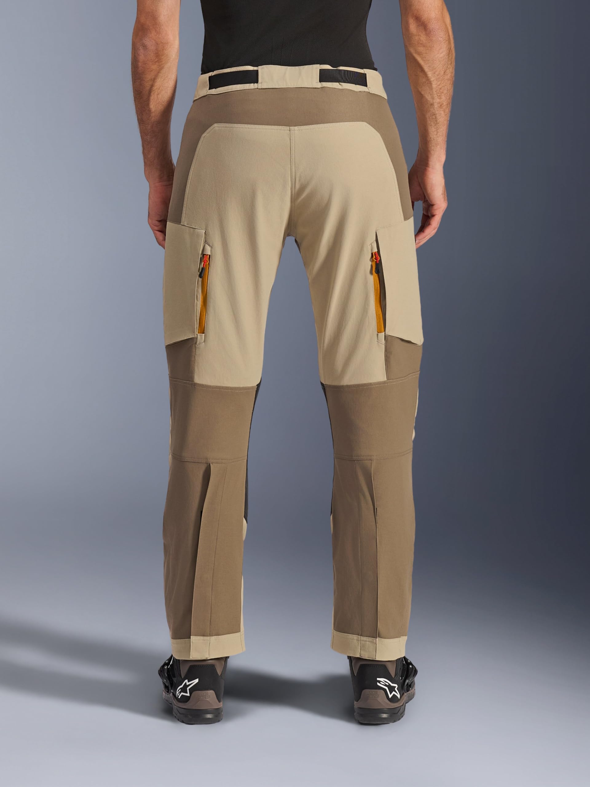 Alpinestars Maxdura Dual Motocyklowe spodnie tekstylne, brązowy/szary, 38