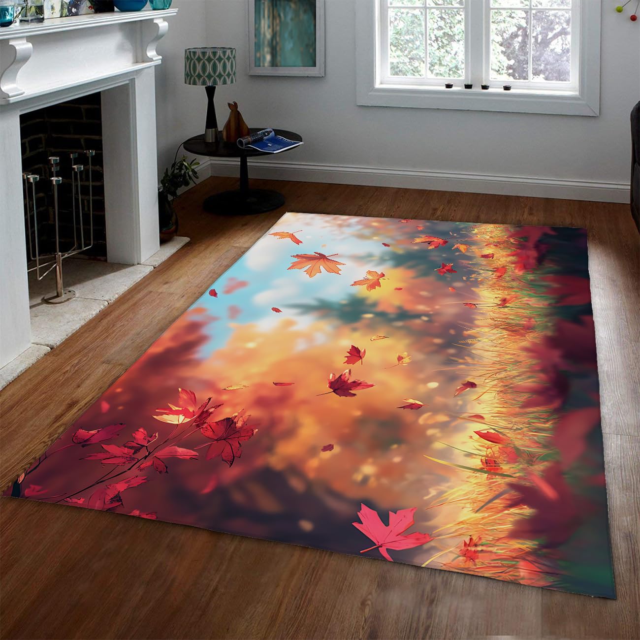 Dywan do salonu, 120 x 150 cm, zmywalny, do jadalni, biura, pod stół