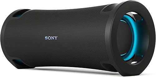 Sony ULT Field 7 - Altavoz inalámbrico Bluetooth para fiestas, IP67 impermeable, graves potentes, batería de 30 horas, karaoke, mango cómodo y luces