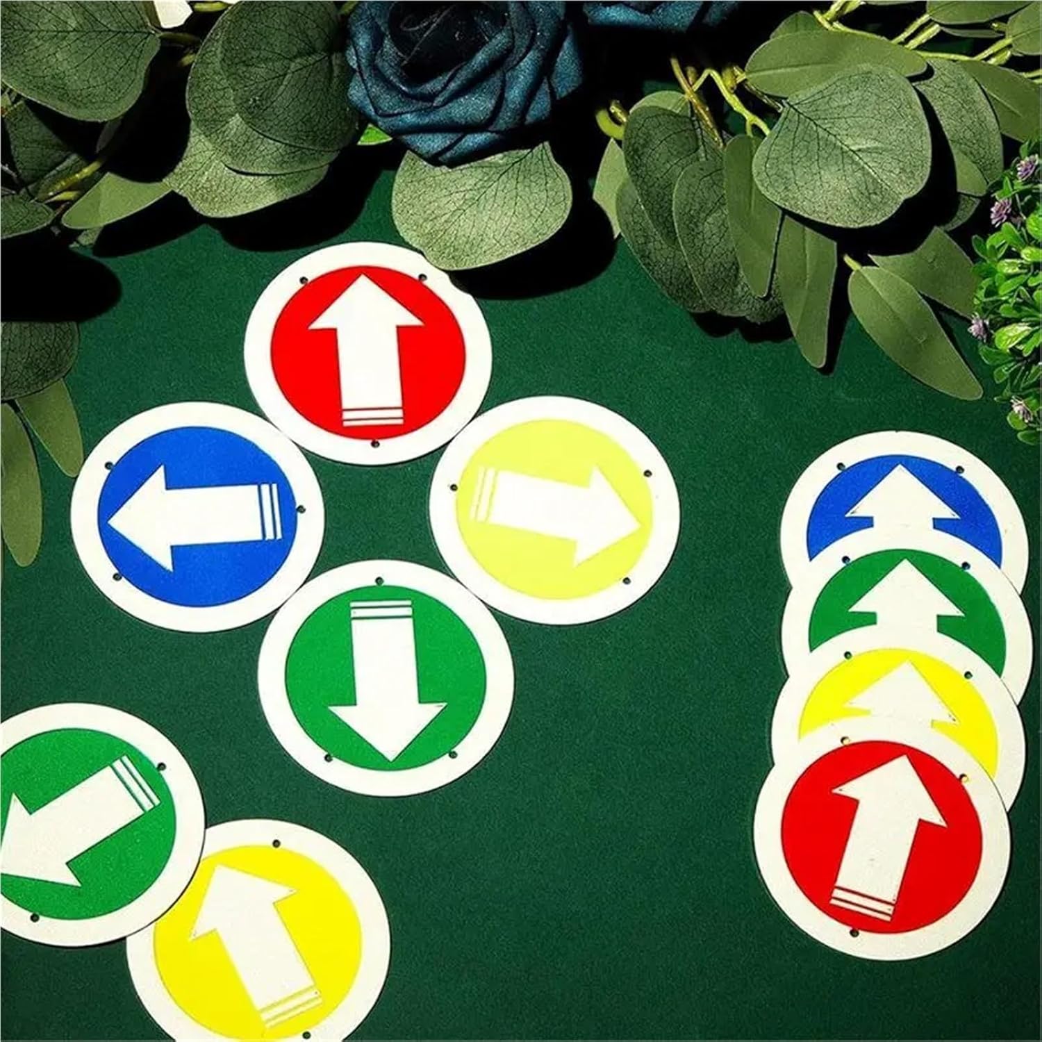 Trail Markers 40Pcs Pack Trail Markers Reflective Bright Marking Reflectors for Driveway Camping Walking Hiking Hiker for Hunting Hiking Camping Tree Stand