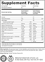 Vista 4 de Gomitas multivitamínicas para niños, 14 vitaminas esenciales, suplemento diario para mayores de 2 años, vitamina A, C, D, E, vegetariana B6 y B12