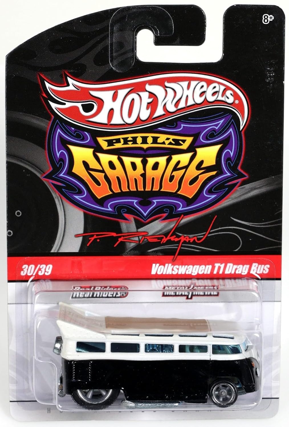Hot Wheels Phil's Garage Volkswagon T1 Drag Truck w/Real Riders #37/39