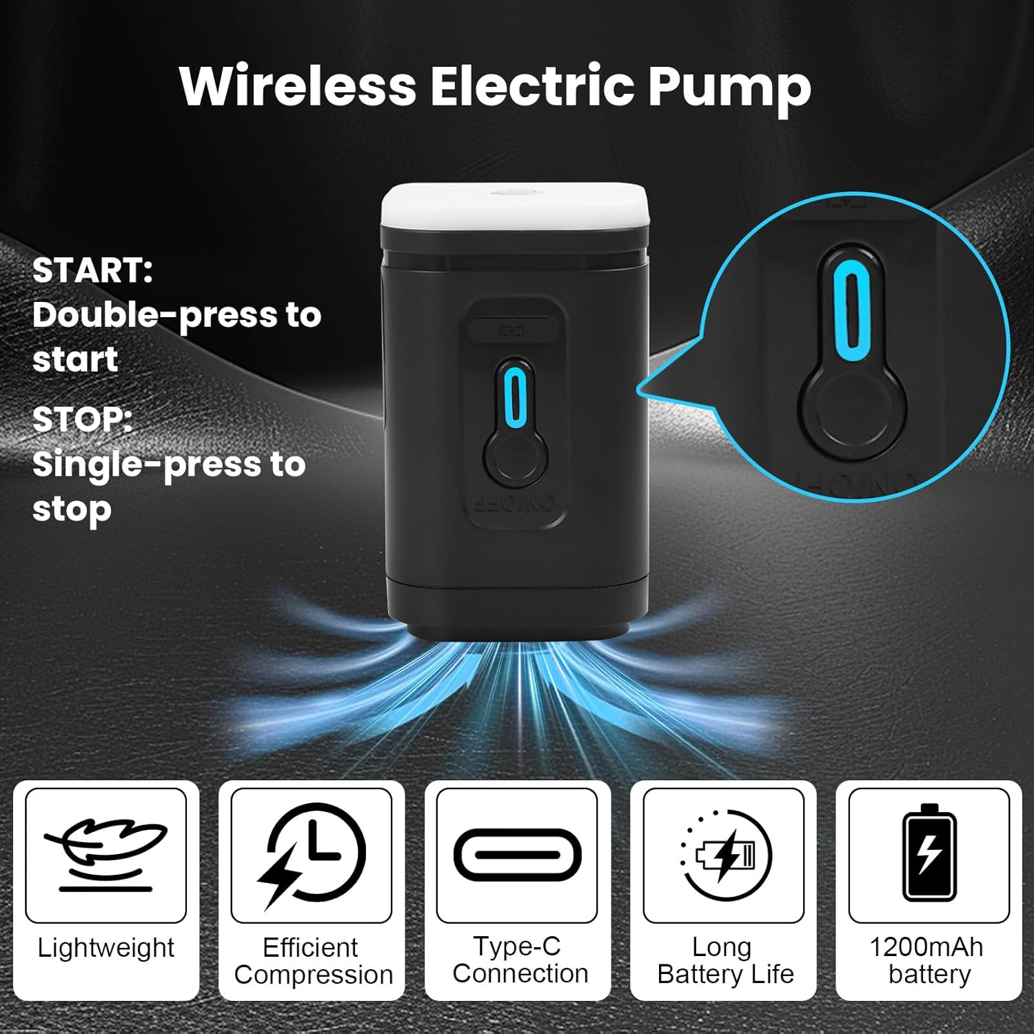 40L Travel Vacuum Bags with Pump – 2Pcs IP67 Waterproof Reusable Vacuum Compression Bags for Travel,Backpack & Suitcases,Home Storage, Vacuum Seal bags for Clothing travel (2PC + PUMP) - Image 4