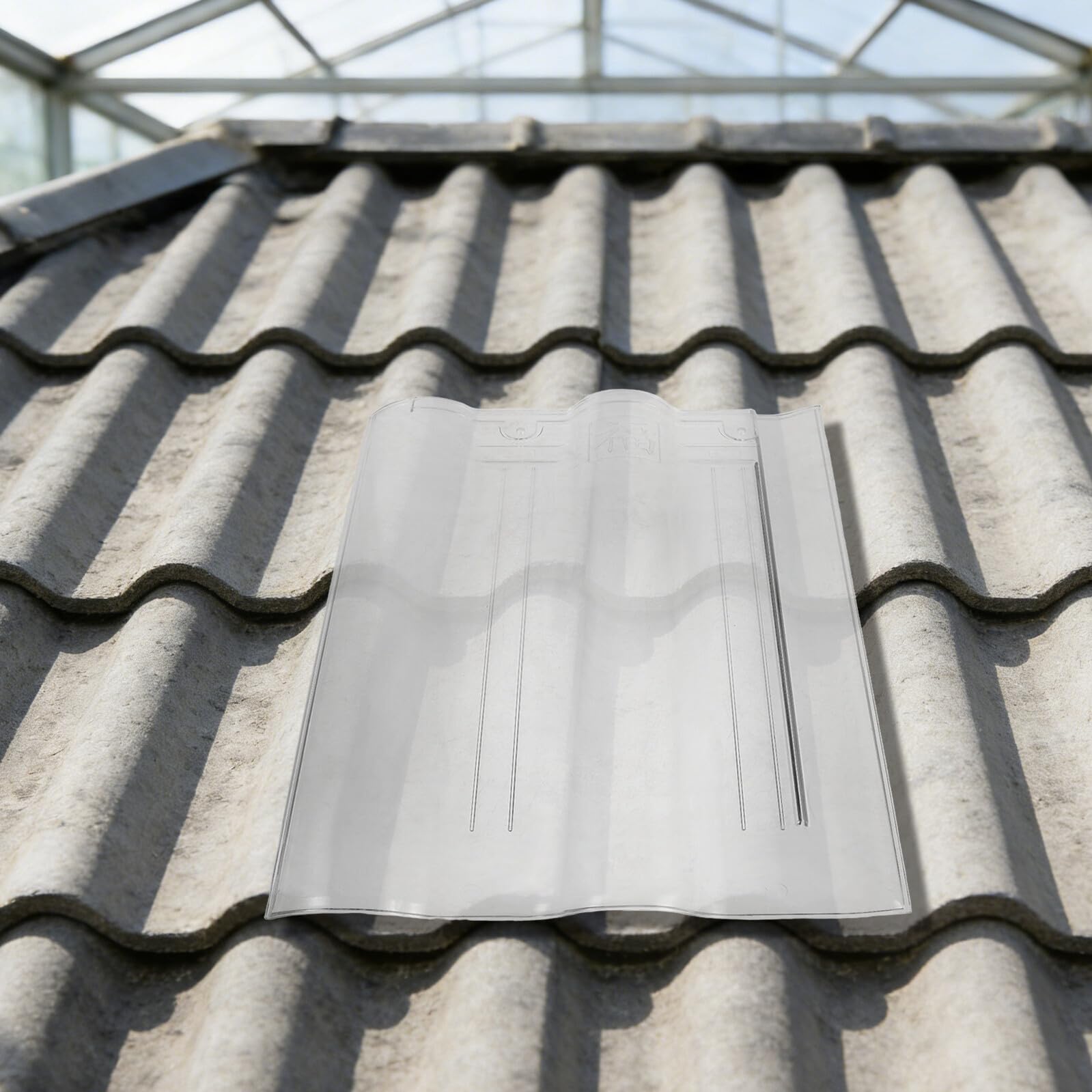Gatuida Lámina de Techo Corrugada Transparente 300x400mm 4mm Plástico para Invernadero Paneles de Techo de Patio Protección Solar Luz Natural para Jardinería y Estructuras de Granja