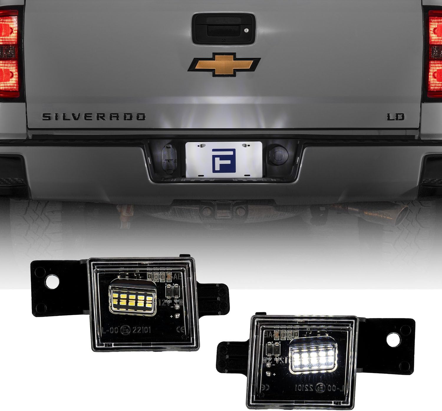 Form Lighting LED License Plate Lights compatible with GMC Canyon 2015-2022