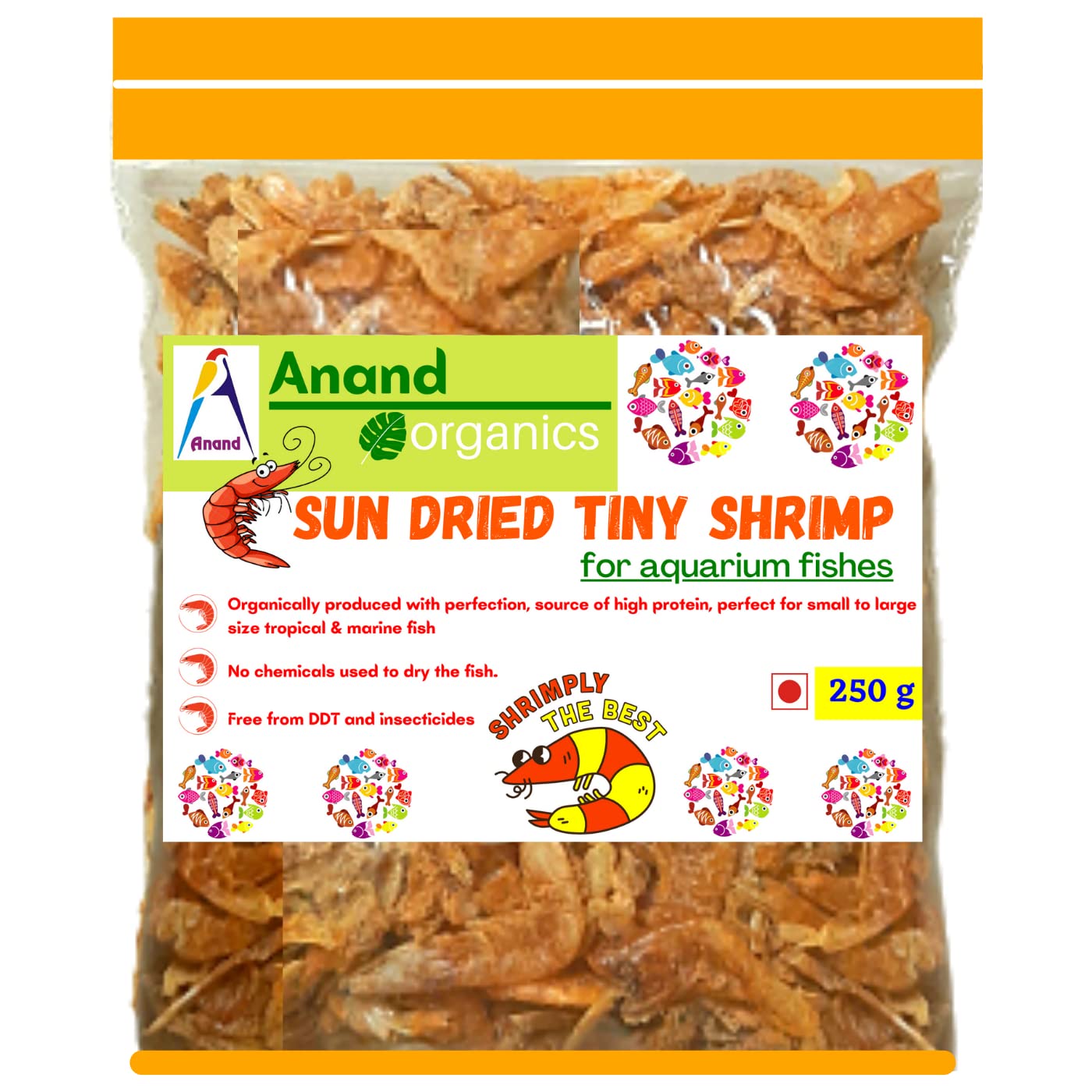 Buy Anand Enterprise Natural High Protein Aquarium Fish Food Sun Dried