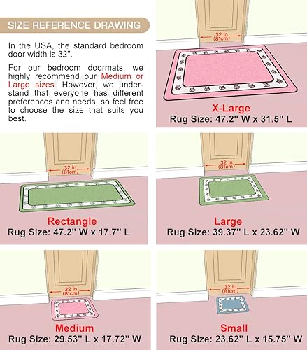 Miniatura 3 de Alfombra romántica de estilo rural con diseño floral de rosas, alfombra de área, suave, antideslizante, tapete para baño, ducha, dormitorio, sala de