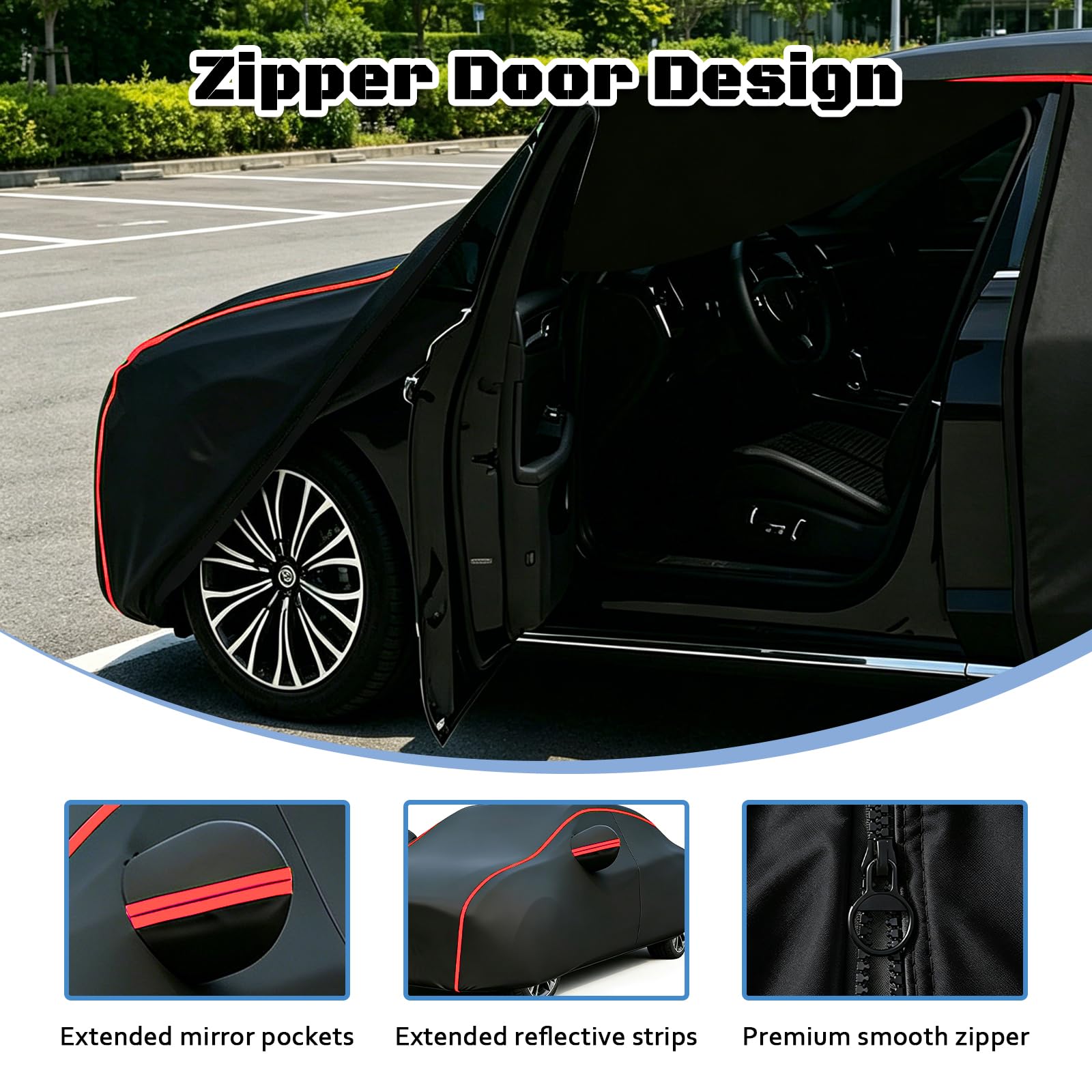 Funda Coche Exterior para Audi A2 2000-2005,Funda para Coche Impermeable, Antipolvo, Antiviento, Protección Solar y Antirrayas, Adecuada para Todo el Año 121d