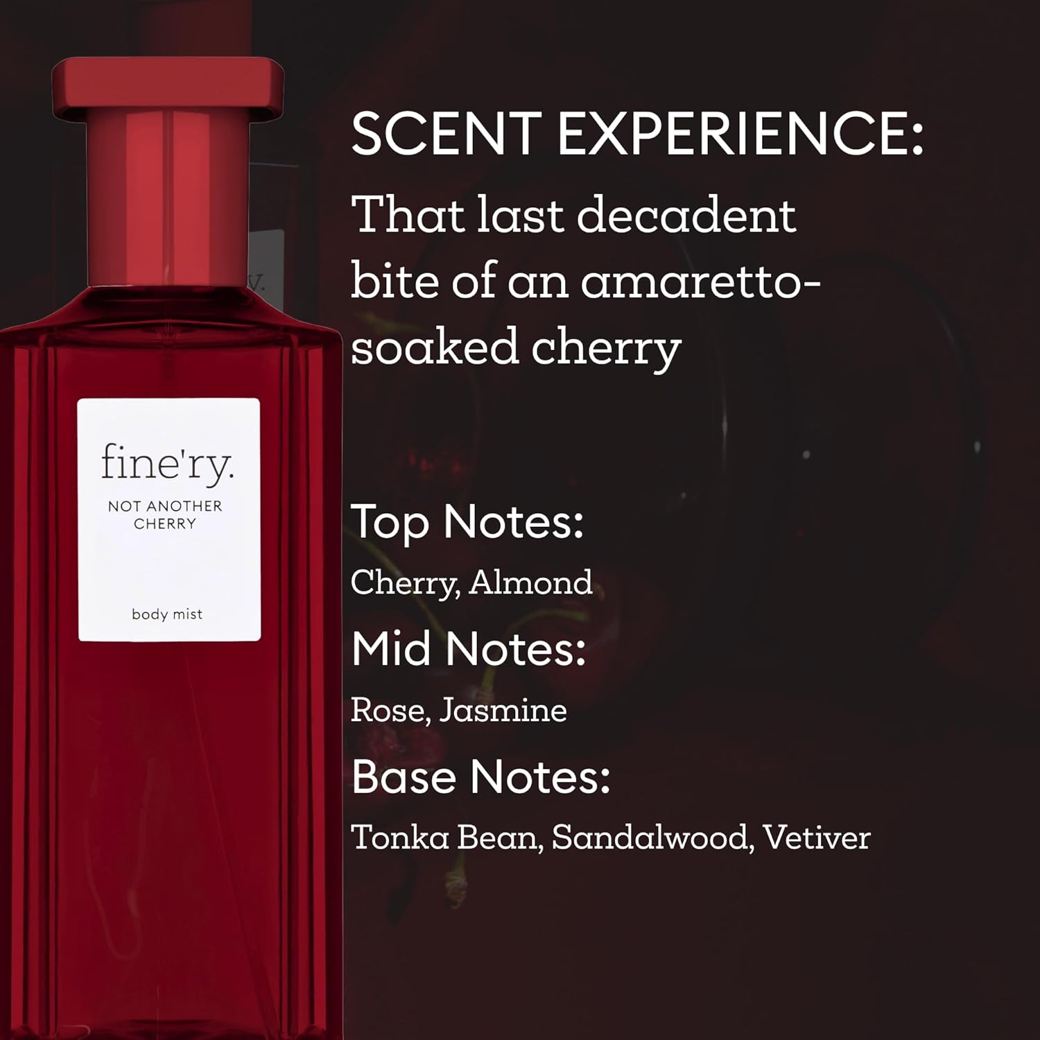 Fine’ry Mist & Match Body Mist Trio Gift Set | Not Another Cherry, Pistachio Please, Sweet On the Outside | Sweet & Fruity Hair & Body Spray Fragrances for Women | Vegan & Cruelty-Free (5 oz each) - Image 2