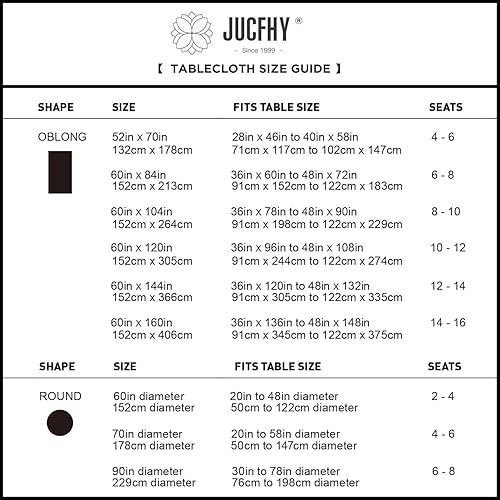 Miniatura 139 de JUCFHY - Mantel rectangular marroquí de tela jacquard a prueba de derrames y resistente al agua y al aceite, mantel decorativo para uso exterior e