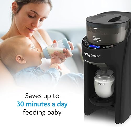 Baby Brezza Formula Pro Advanced Formula Dispenser Machine - Automatically Mix a Warm Formula Bottle Instantly - Easily Make Bottle with Automatic Powder Blending, Black - 4