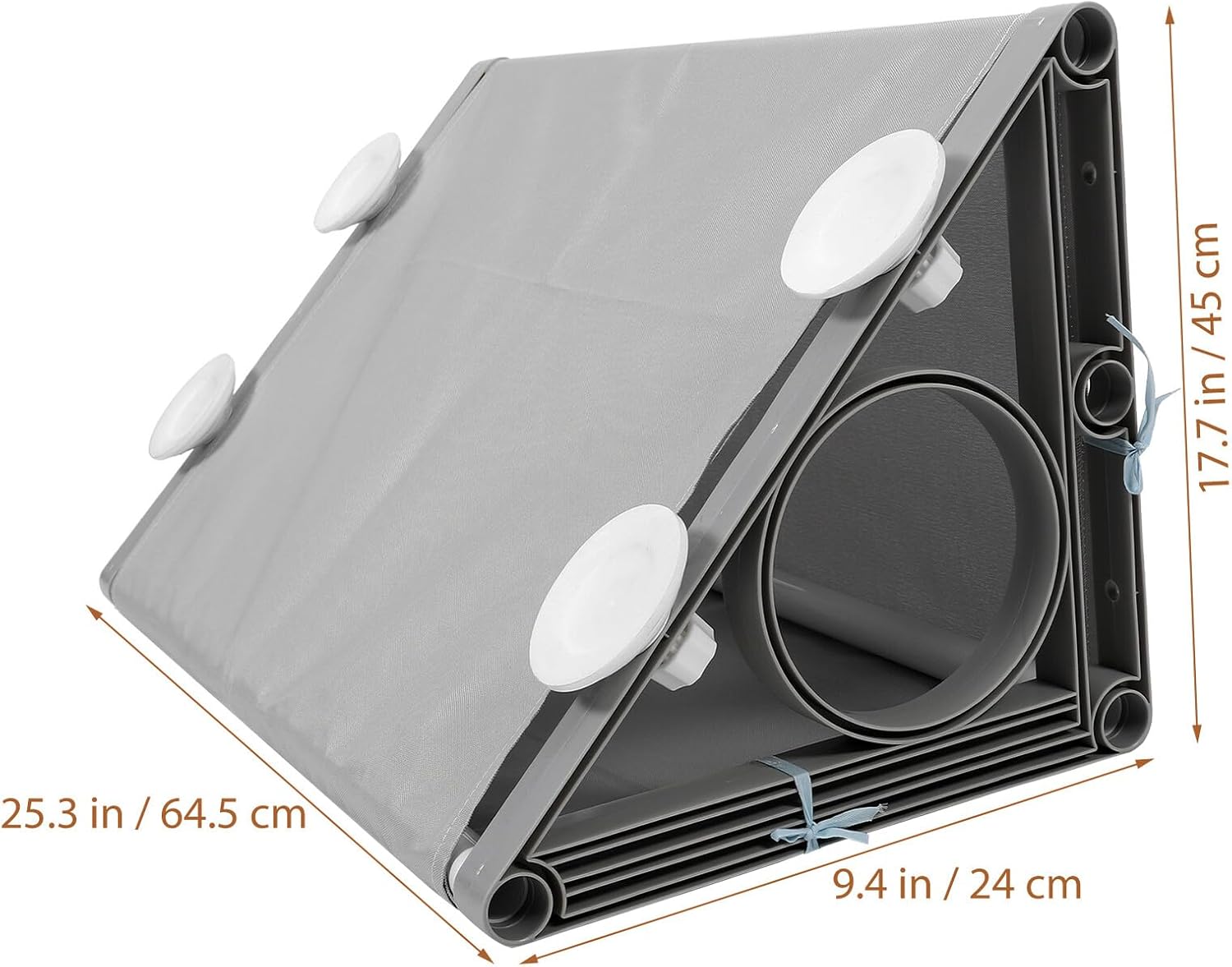 FAVOMOTO Large Cat Tunnel for Pets with Spacious Opening Interactive Kitten Tunnel for Indoor Play and Exercise Hideout Tent to Stress and Strengthen Bonding Gift for Cat Owners