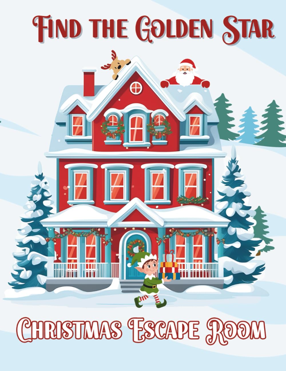 Christmas Escape Room - Find the Golden Star: Family Christmas Mystery Puzzle: Detective Game for Kids, Teens, and Adults with Riddles, Clues, and Puzzles