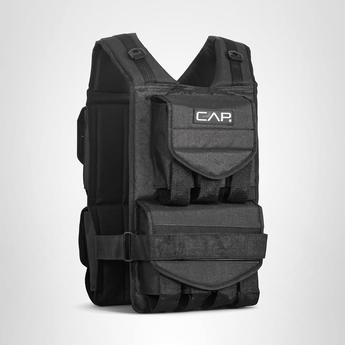 CAP Adjustable Weighted Vest 20–150 lbs for Strength Training, Running & Workouts, Weight Vest for Men & Women, Fitness Training Vest