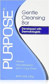 Purpose Johnson and Johnson Gentle Skin Cleansing Bar Soap, 3.6 Ounce