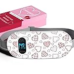 Portable Heating Pad for Period Cramps: Menstrual Heating Pad with Unique Design, Fast Heating Pad with 6 Heat Levels and 6 Massage Modes, Gifts for Her, Women, Teens and Girls