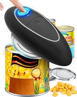 Sponsored Ad - One Touch Electric Can Opener Fits Almost All Can Sizes for Seniors with Arthritis, Hand Held Battery Opera...