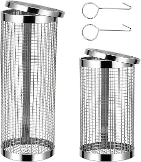 2 Pack Garden Worm Compost Bin,Stainless Steel Underground Worm Farm